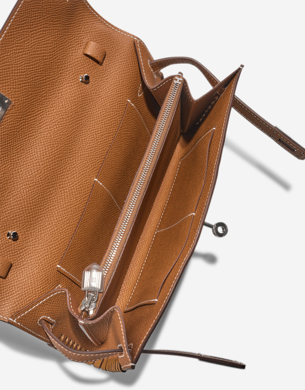 Sac HERMES Kelly to go en Cuir Doré - 102888