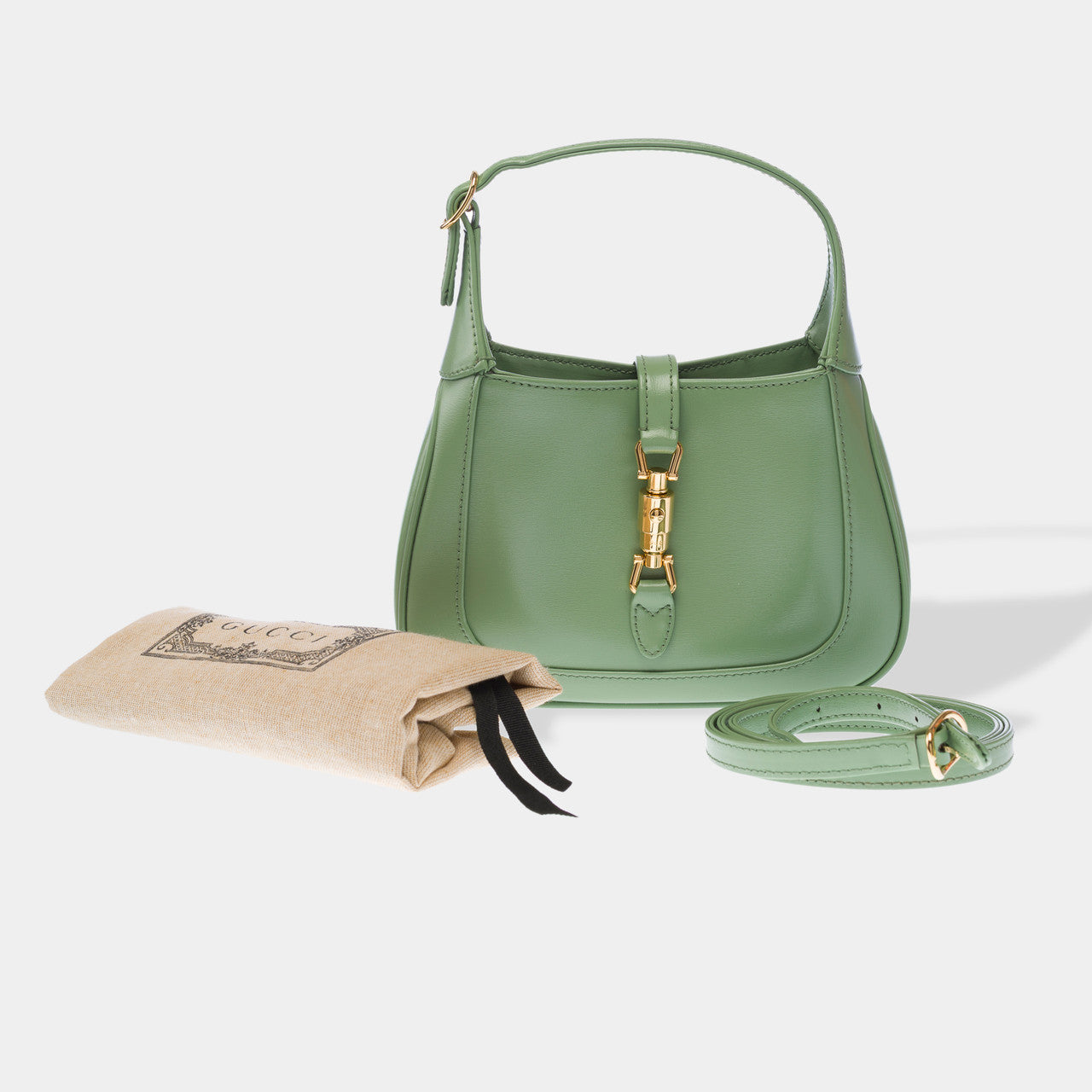 Sac GUCCI Jackie en Cuir Vert - 102865