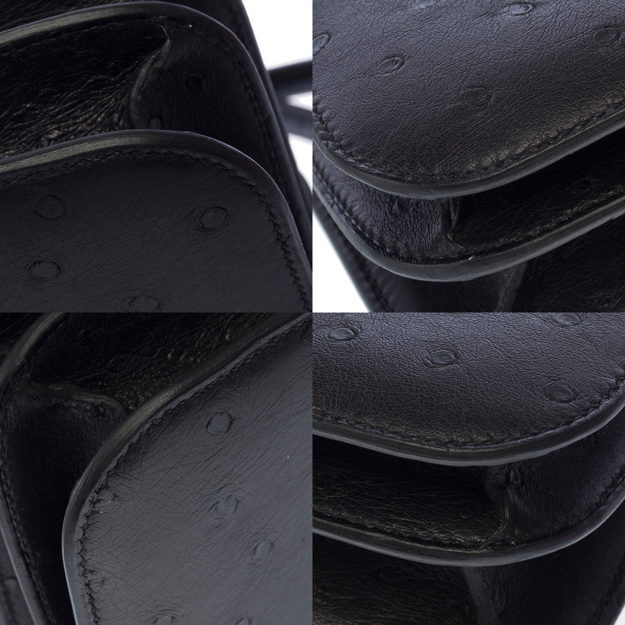 Sac HERMES Constance en Cuirs exotiques Noir - 102911