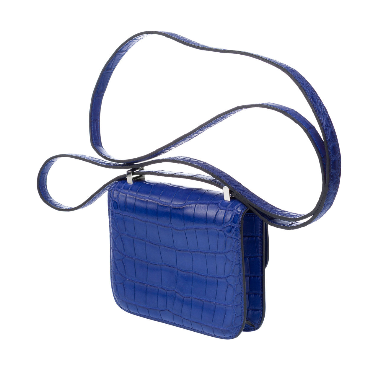 Sac HERMES Constance en Cuirs exotiques Bleu - 102919