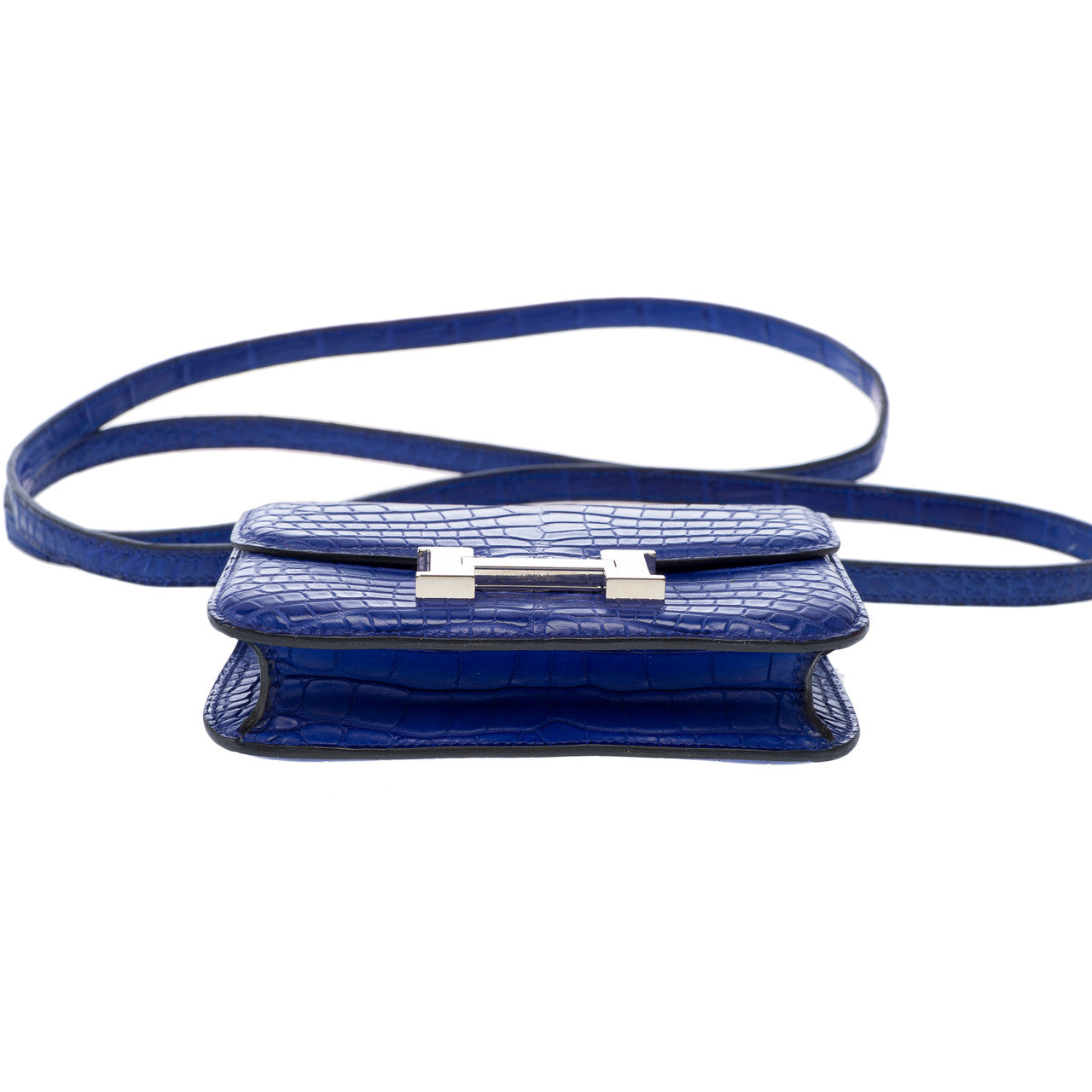 Sac HERMES Constance en Cuirs exotiques Bleu - 102919