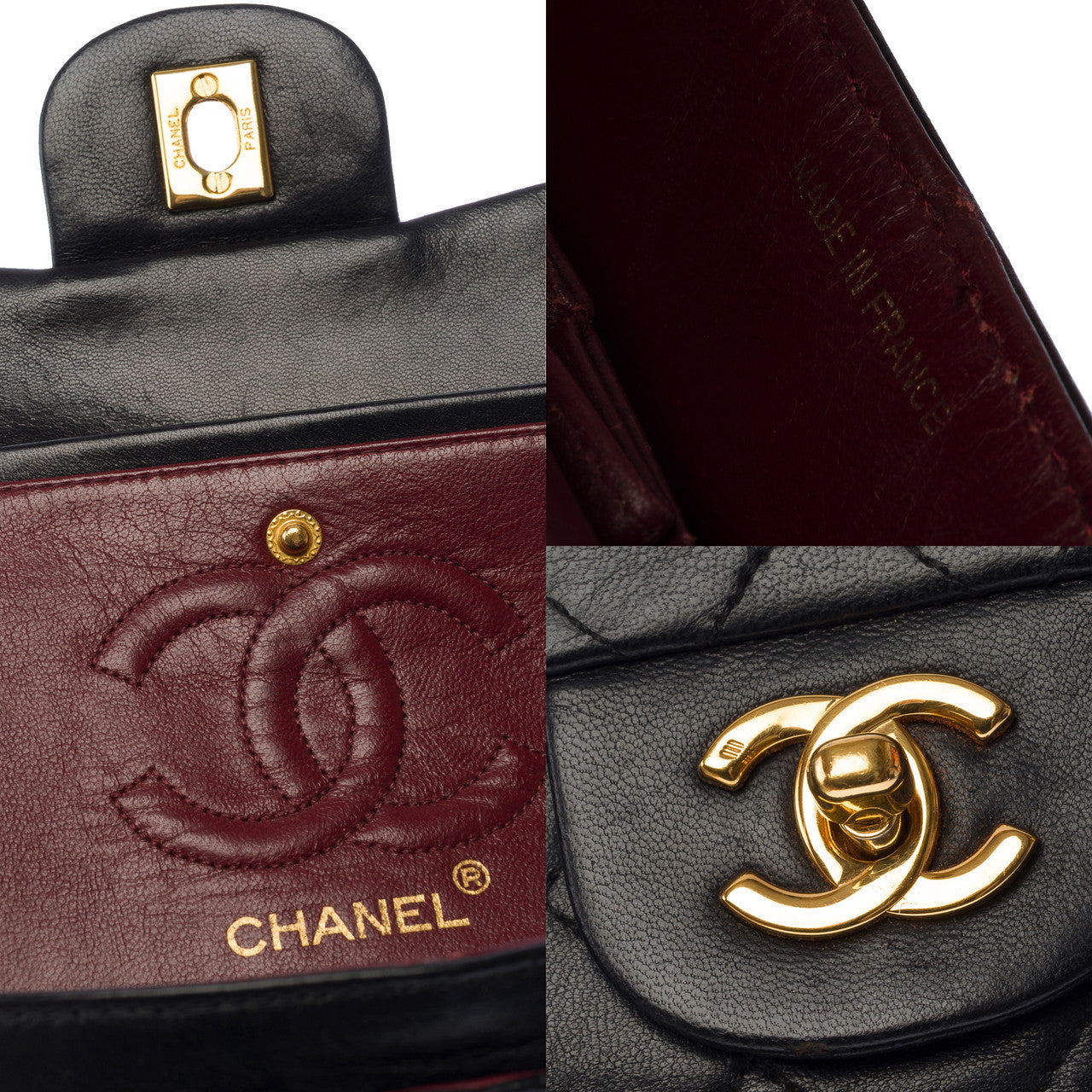 Sac CHANEL Timeless/Classique en Cuir Noir - 102932