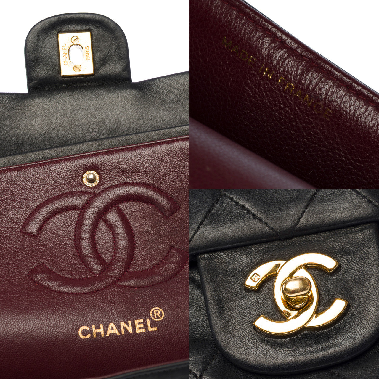 Sac CHANEL Timeless/Classique en Cuir Noir - 102934