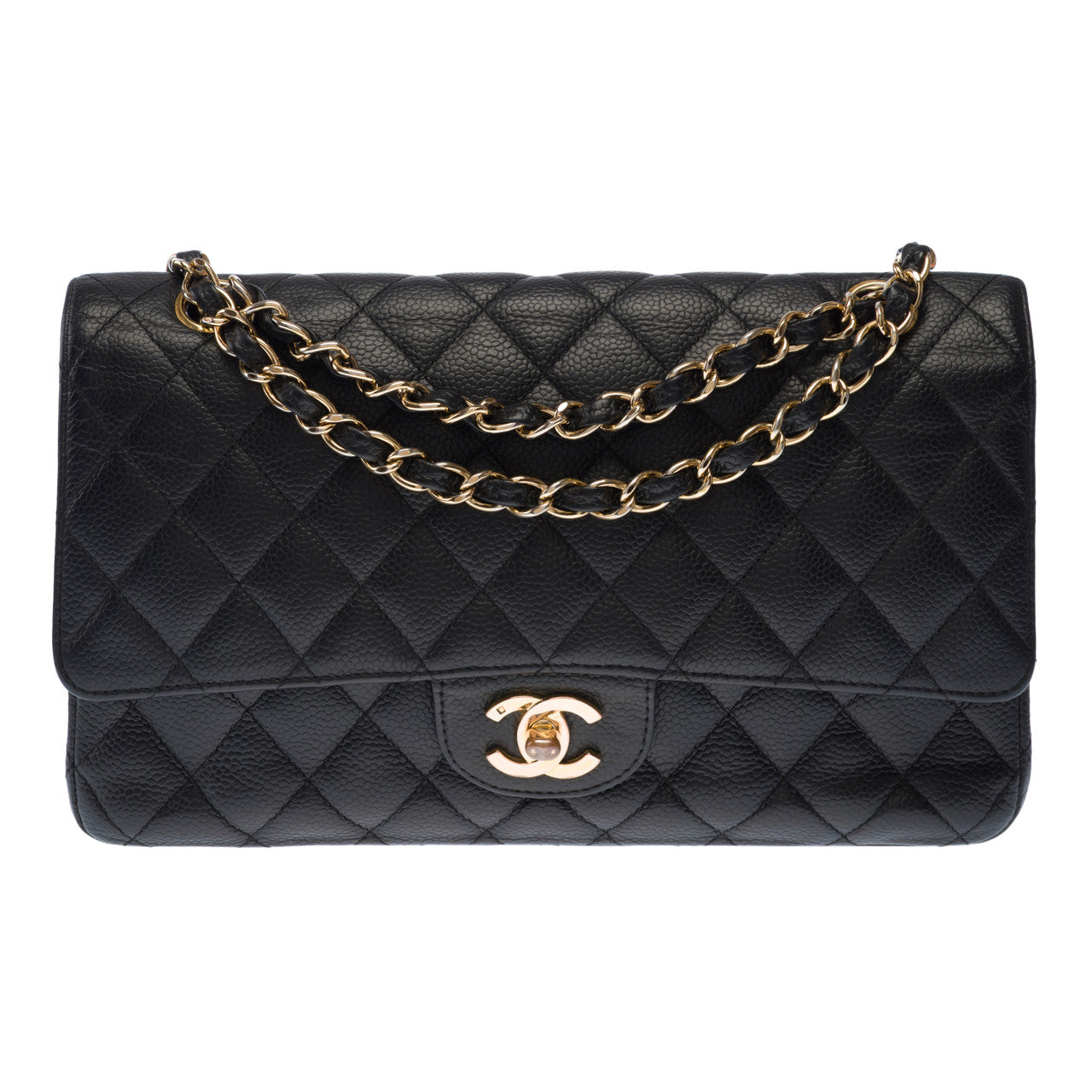 Sac CHANEL Timeless/Classique en Cuir Noir - 102935