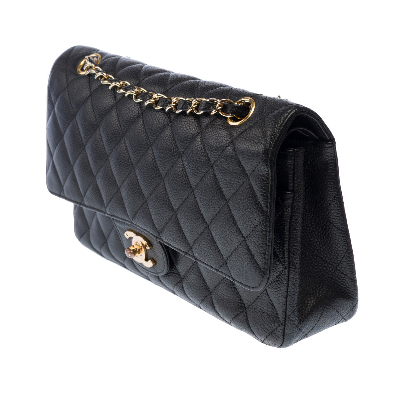 Sac CHANEL Timeless/Classique en Cuir Noir - 102935