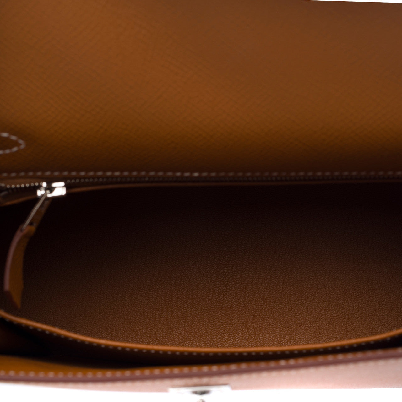Sac HERMES Kelly 25 en Cuir Doré - 102950
