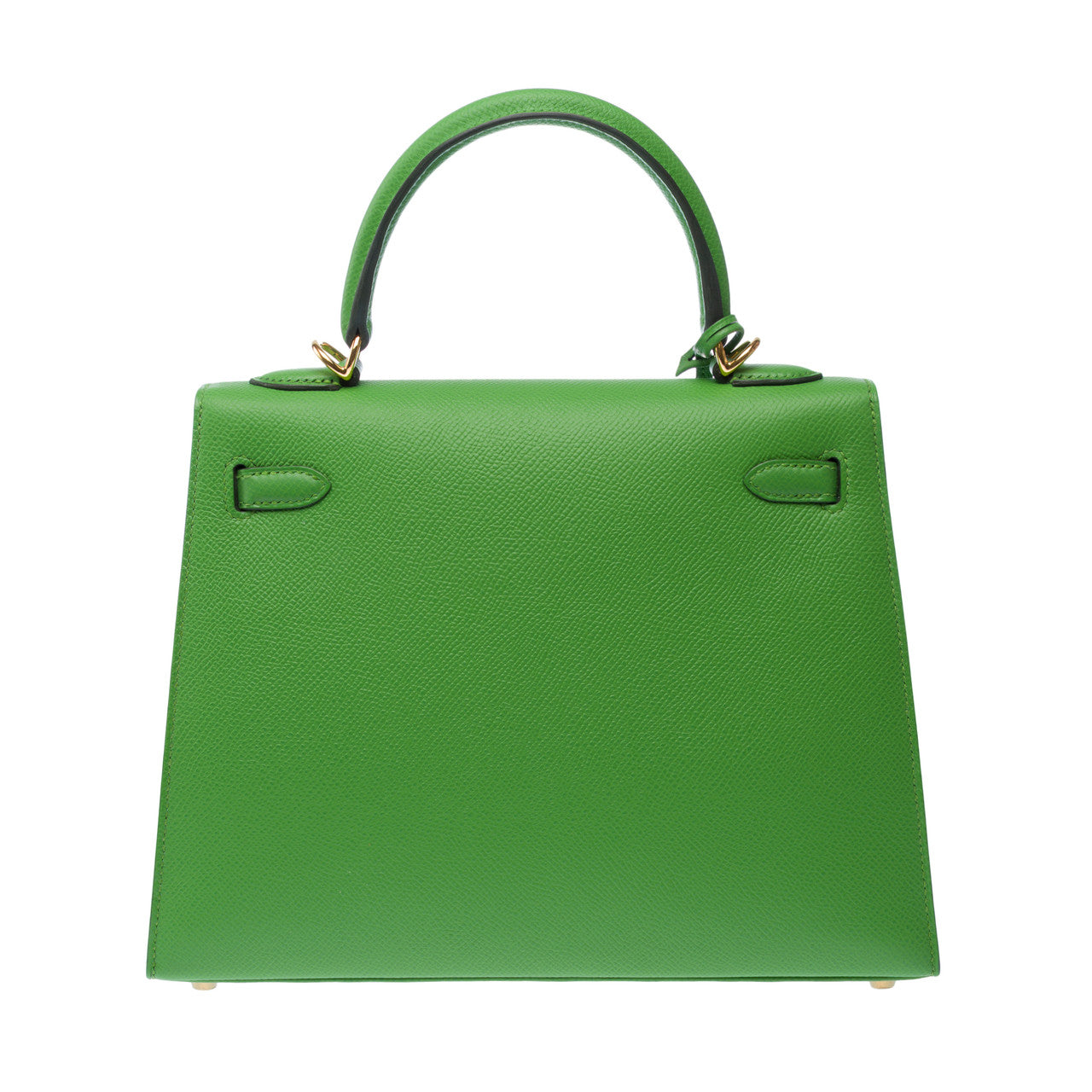 Sac HERMES Kelly 25 en Cuir Vert - 102954
