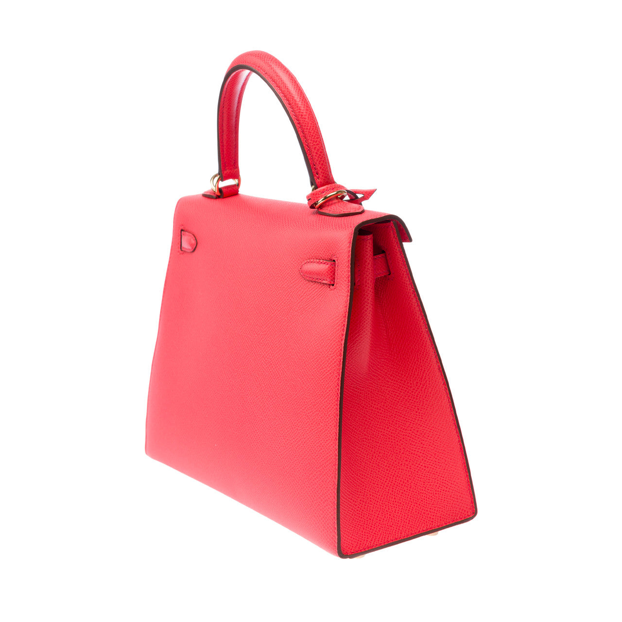Sac HERMES Kelly 25 en Cuir Rose - 102953