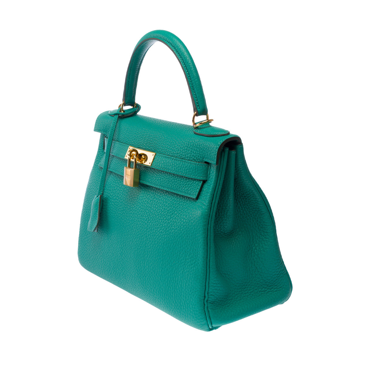 Sac HERMES Kelly 28 en Cuir Vert - 102963