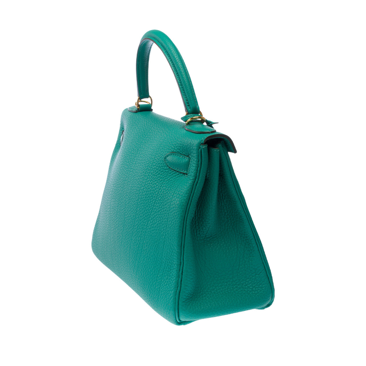 Sac HERMES Kelly 28 en Cuir Vert - 102963