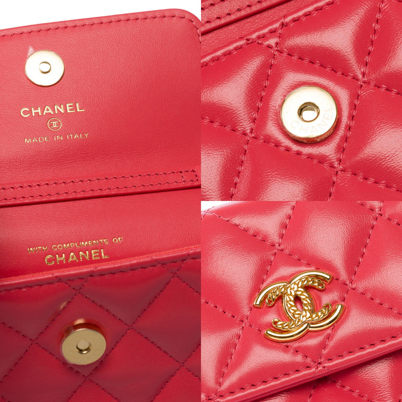 Sac CHANEL Timeless/Classique en Cuir Rose - 102958