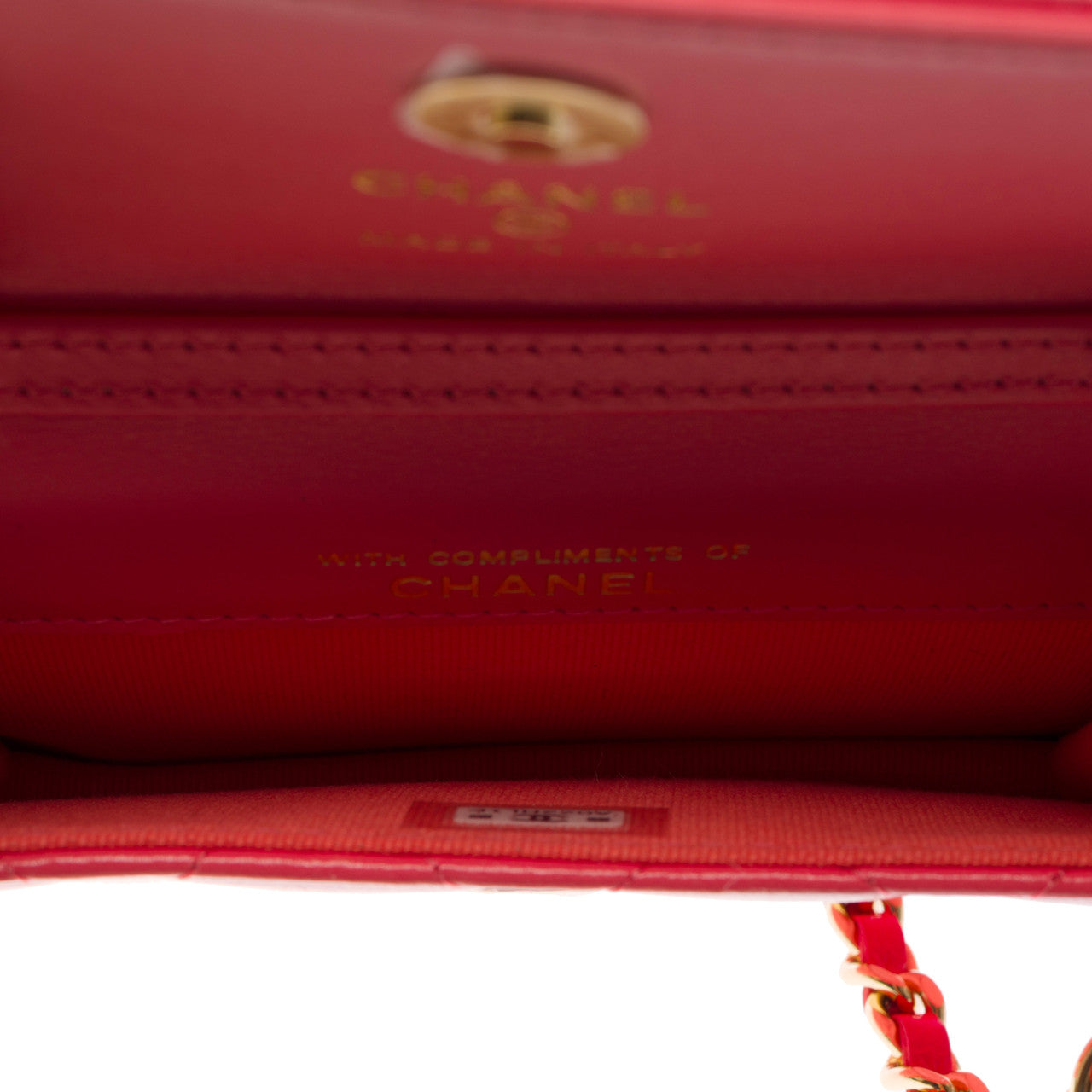 Sac CHANEL Timeless/Classique en Cuir Rose - 102958