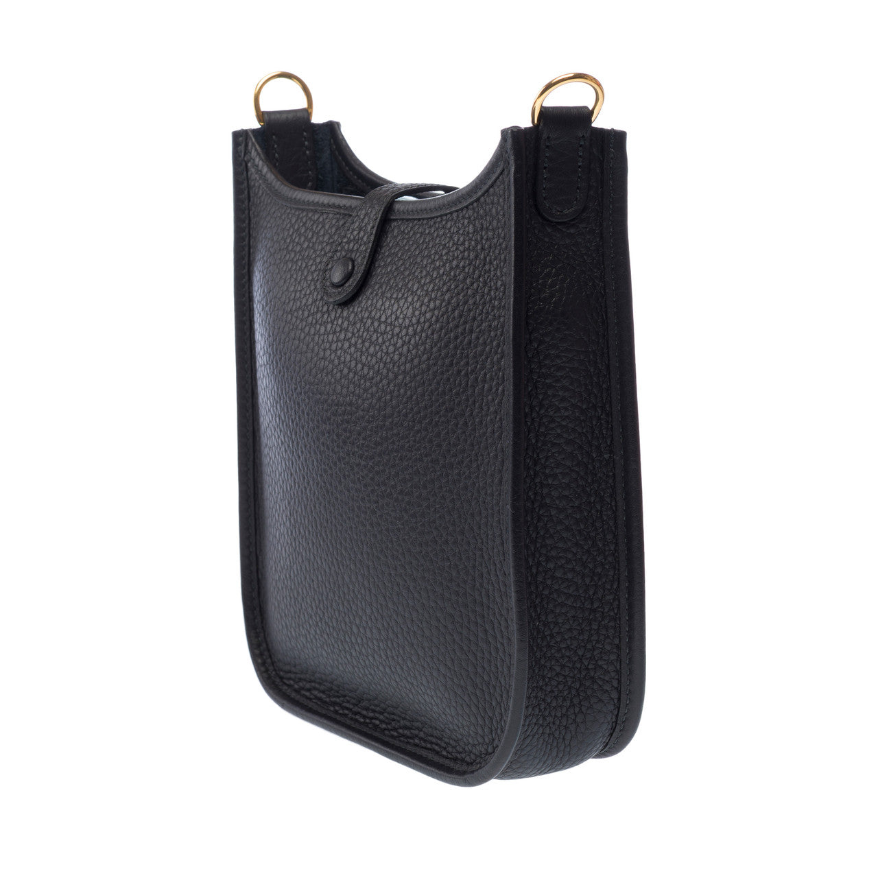 Sac HERMES Evelyne en Cuir Bleu Marine - 102962