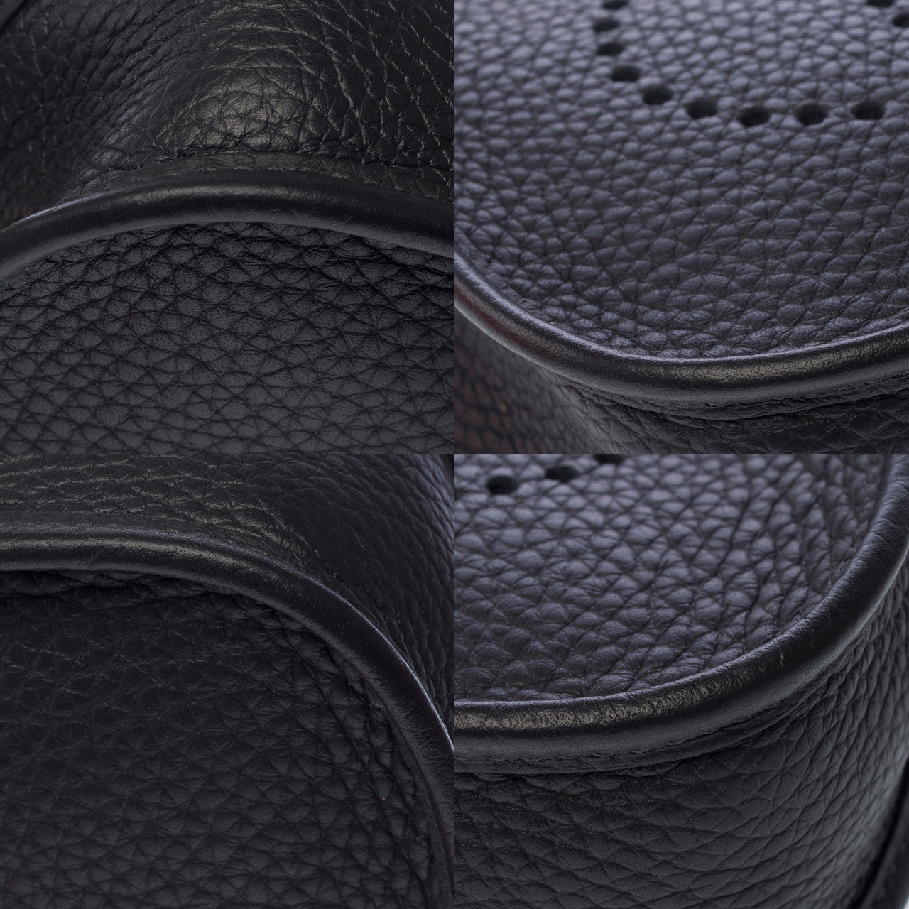 Sac HERMES Evelyne en Cuir Bleu Marine - 102962