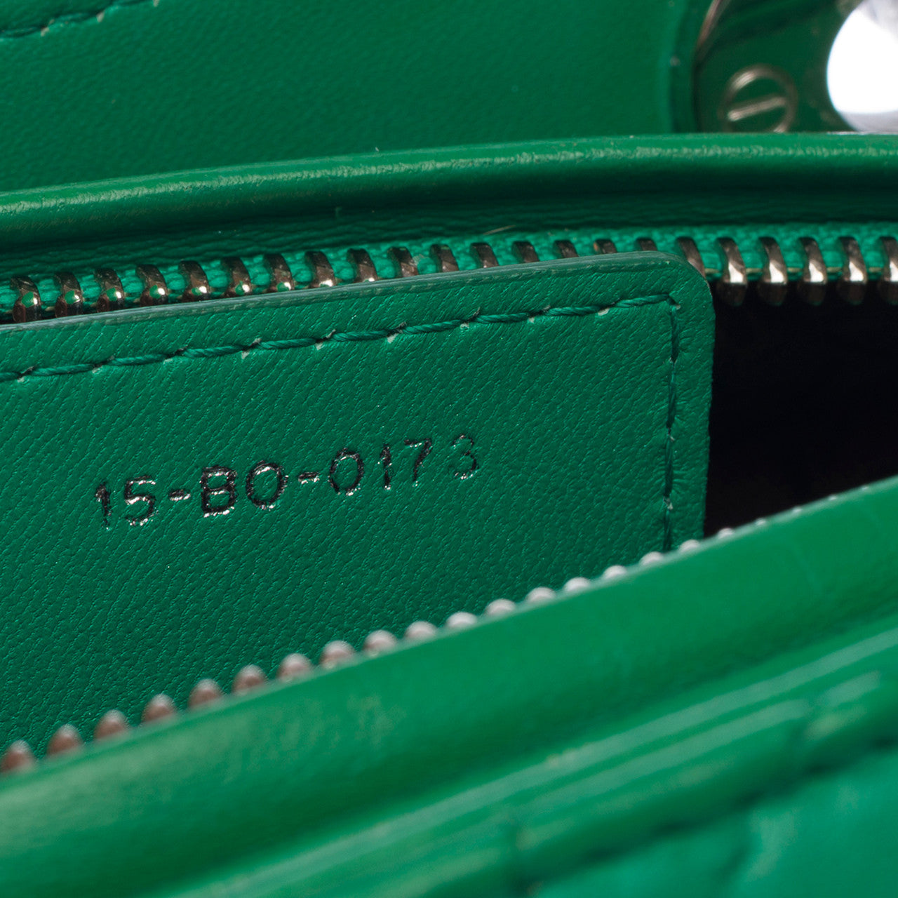 Sac DIOR Lady Dior en Cuir Vert - 102965