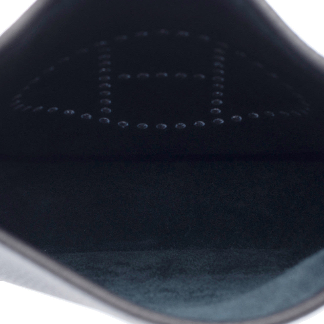 Sac HERMES Mini Evelyne en Cuir Bleu Marine - 102966