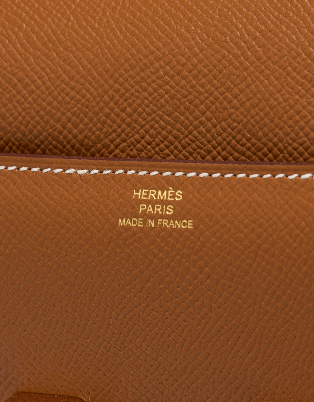 Sac HERMES Constance en Cuir Doré - 102972