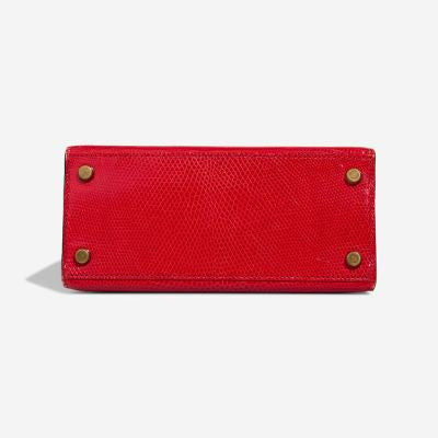 Sac HERMES Kelly Mini en Cuirs exotiques Rouge - 102976
