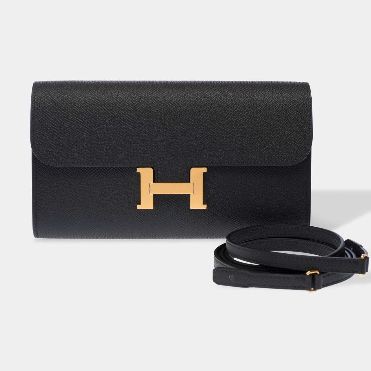 Sac HERMES Constance en Cuir Noir - 103002