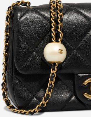 Sac CHANEL Timeless/Classique en Cuir Noir - 102973