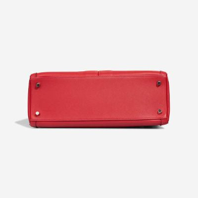 Sac HERMES Kelly Lakis en Cuir Rouge - 102983