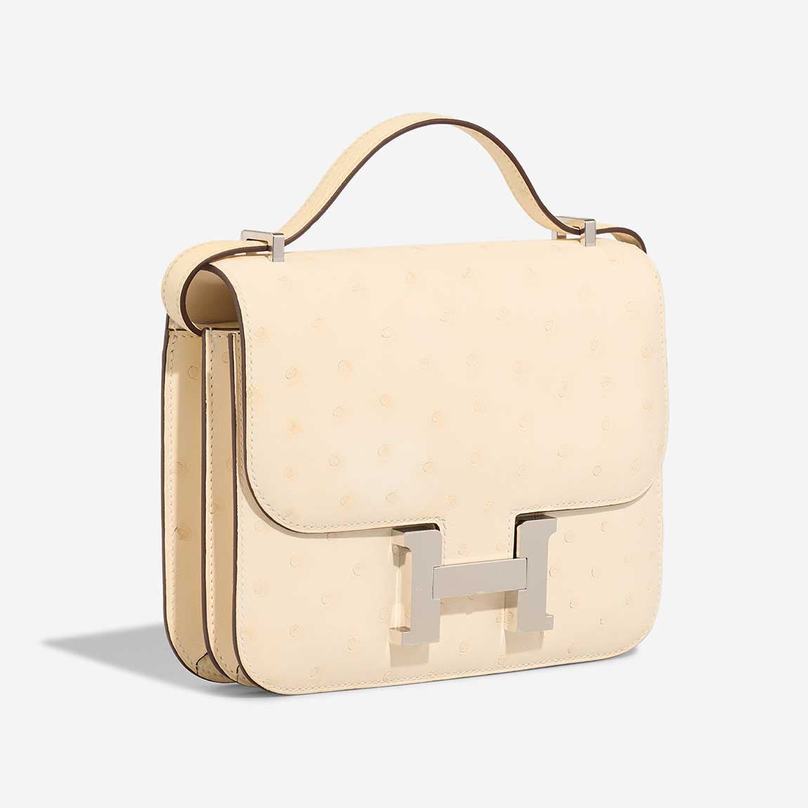 Sac HERMES Constance en Cuirs exotiques Blanc - 102994