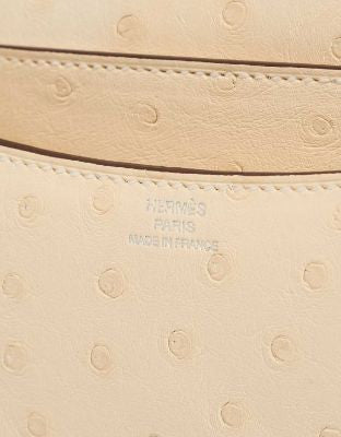 Sac HERMES Constance en Cuirs exotiques Blanc - 102994
