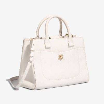 Sac CHANEL Neo Executive en Cuir Blanc - 102996