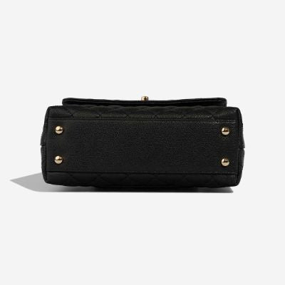 Sac CHANEL Coco Handle en Cuir Noir - 102978