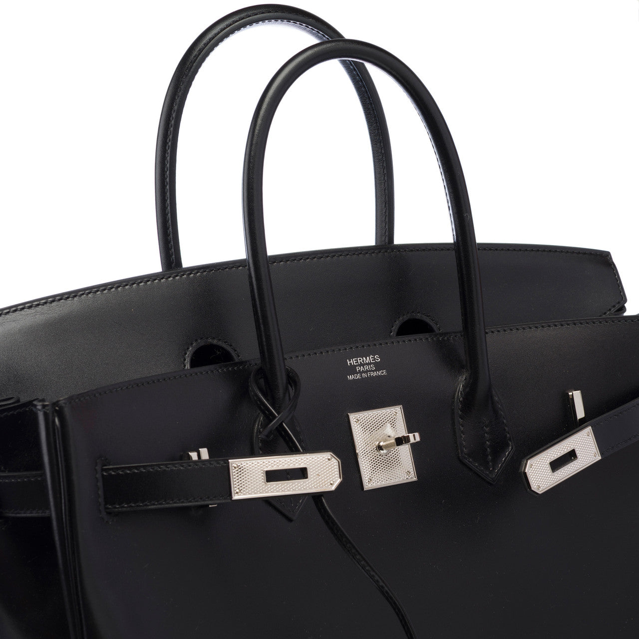 Sac HERMES Birkin 35 en Cuir Noir - 103048