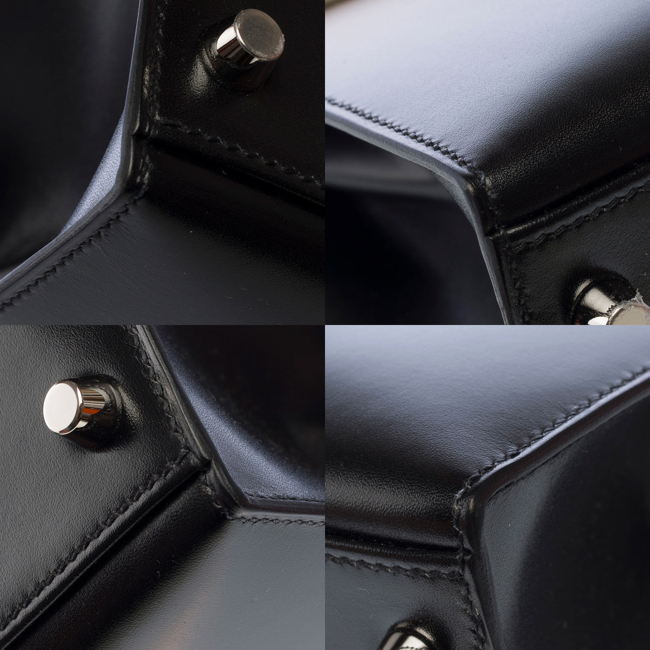 Sac HERMES Kelly 28 en Cuir Noir - 103078