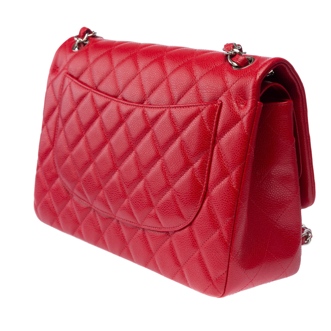 Sac CHANEL Timeless/Classique en Cuir Rouge - 103068