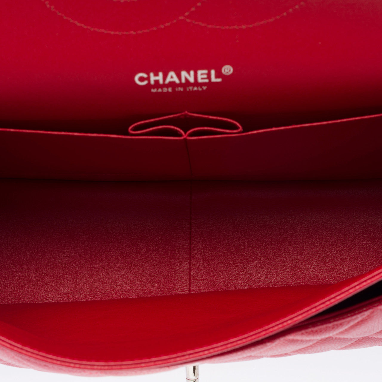 Sac CHANEL Timeless/Classique en Cuir Rouge - 103068