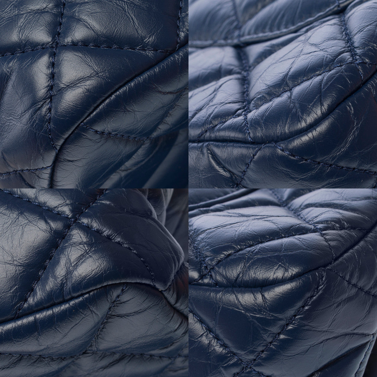 Sac CHANEL 2.55 en Cuir Bleu - 103082