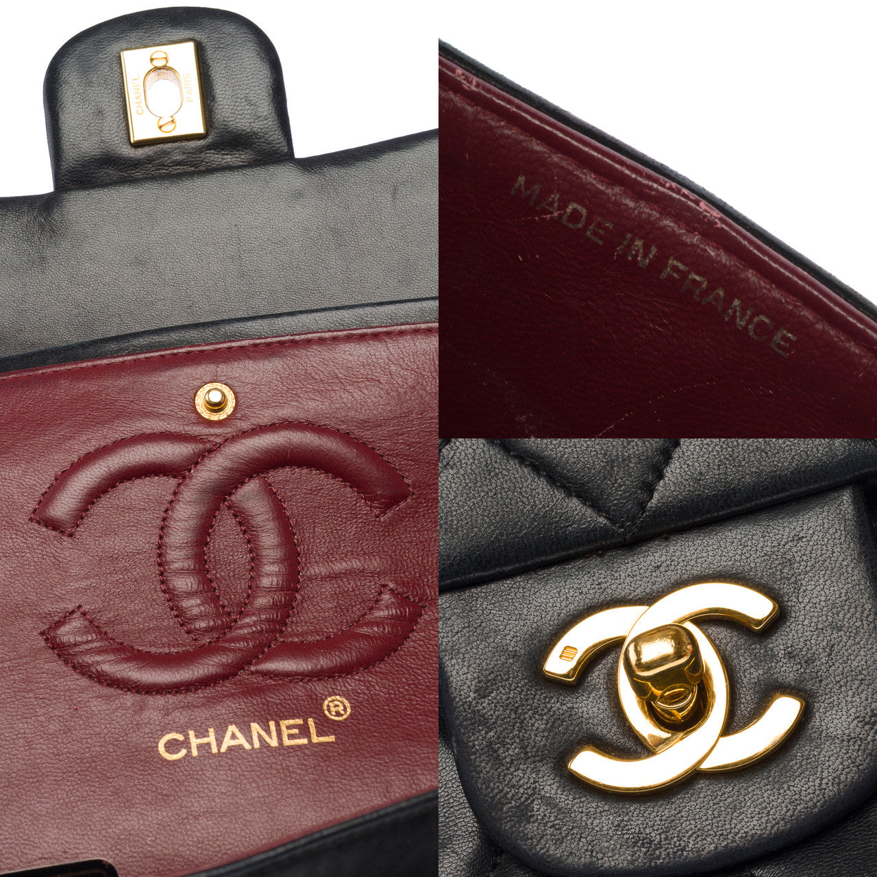 Sac CHANEL Timeless/Classique en Cuir Noir - 103064