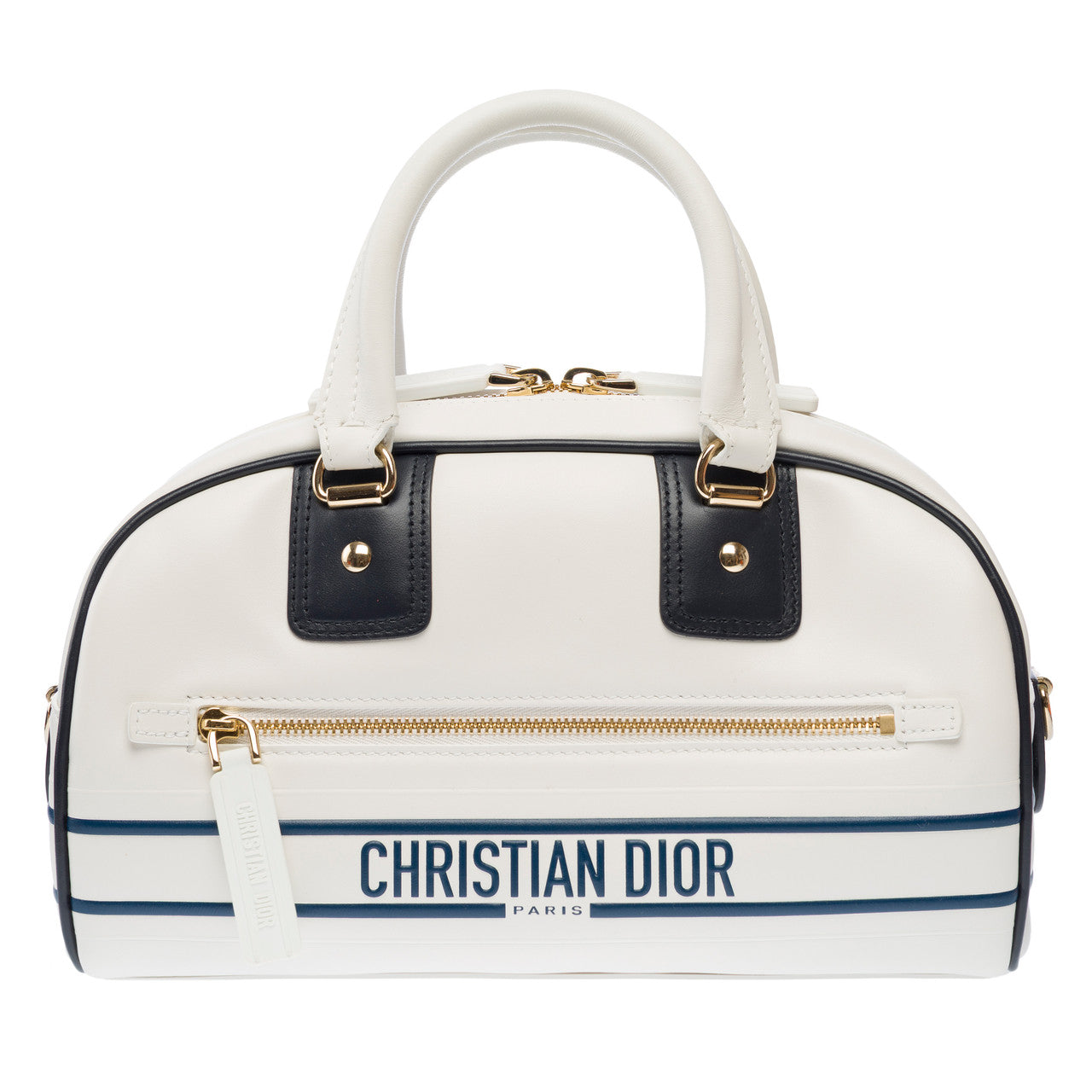 Sac DIOR en Cuir Blanc - 103076