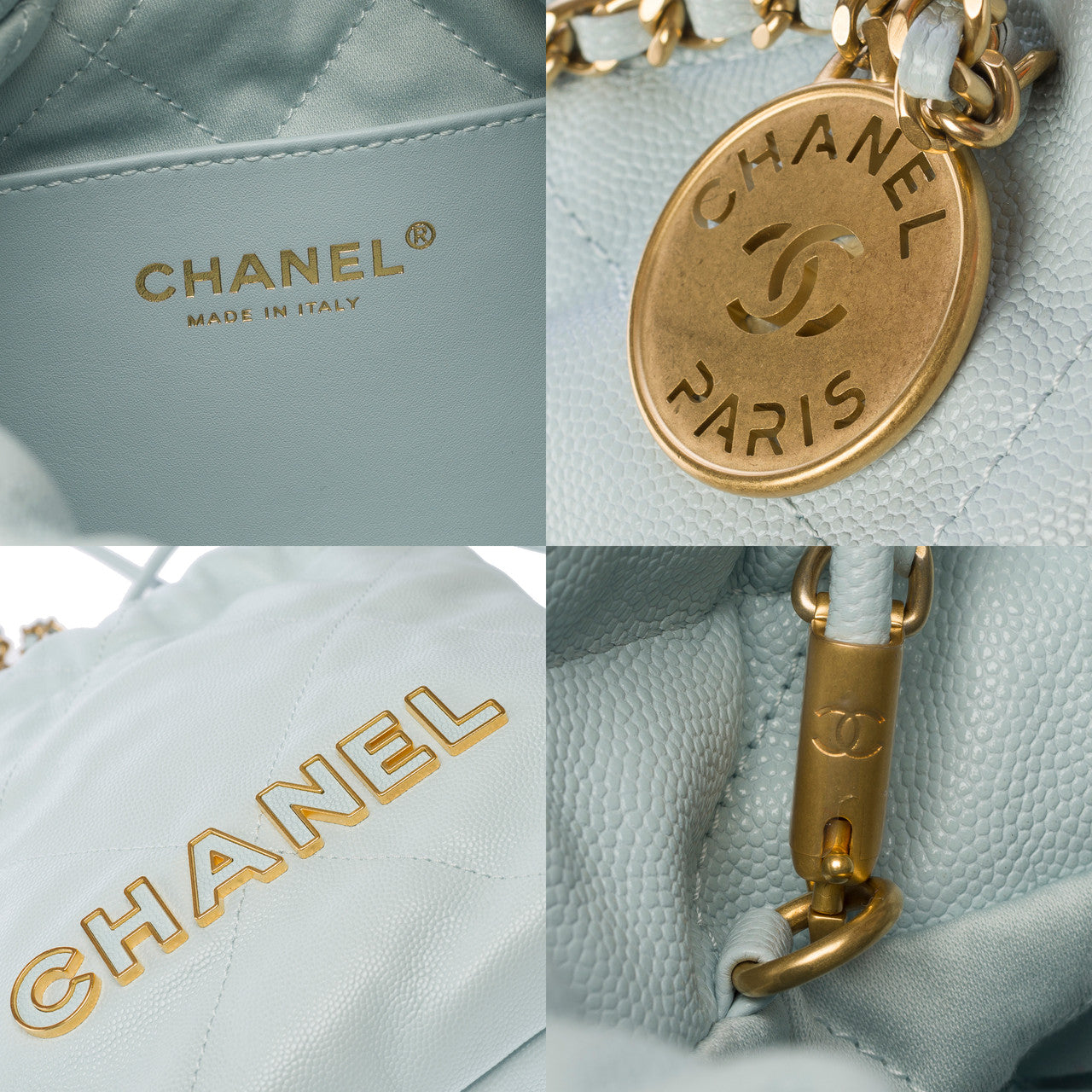 Sac CHANEL en Cuir Bleu - 103072