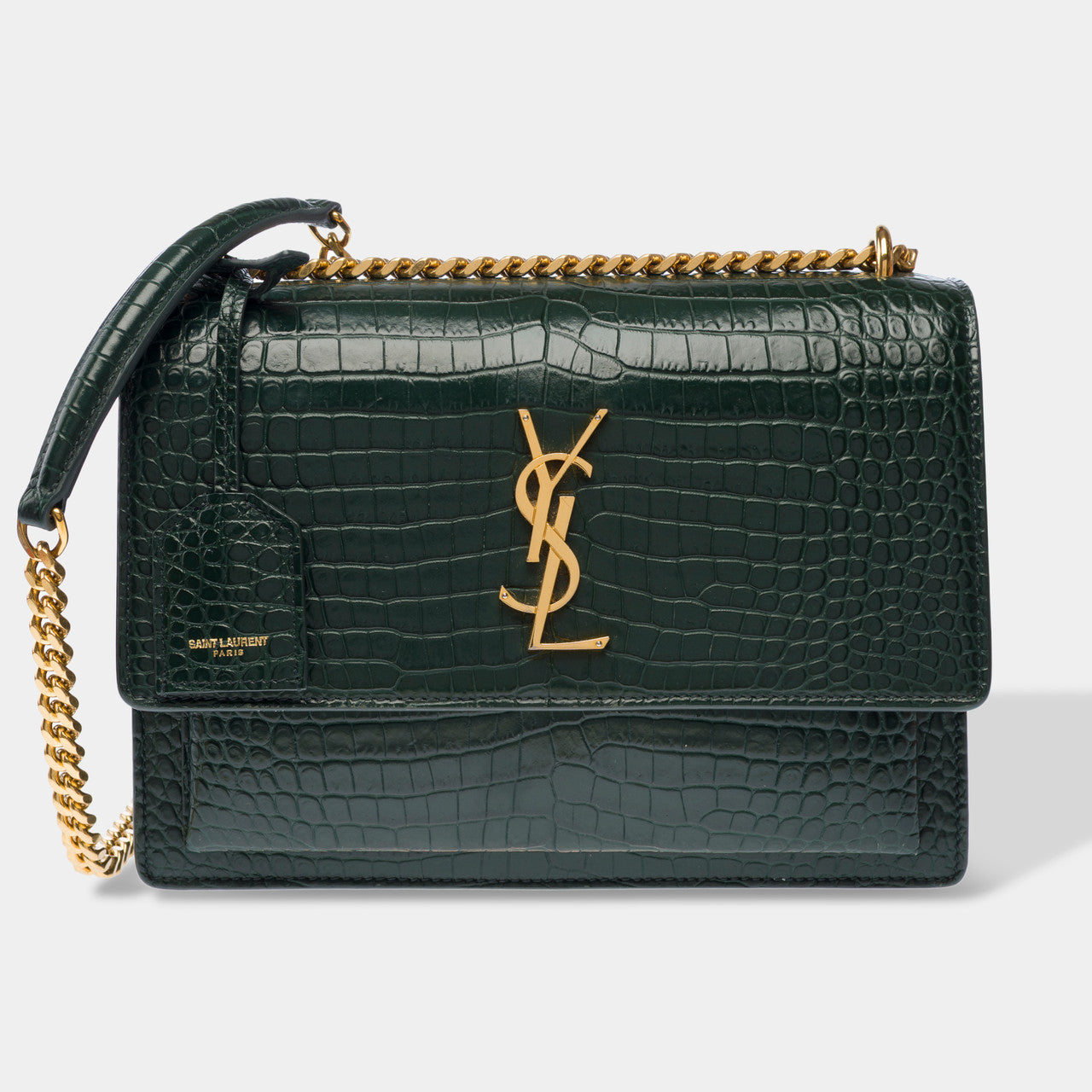 Sac YVES SAINT LAURENT en Cuir Vert - 103052
