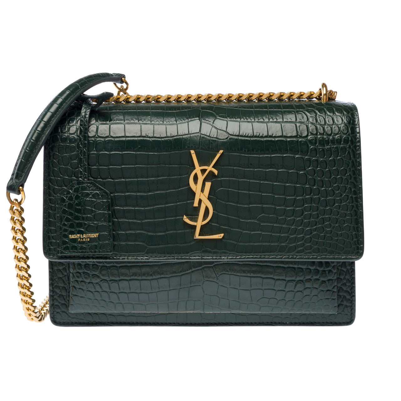 Sac YVES SAINT LAURENT en Cuir Vert - 103052
