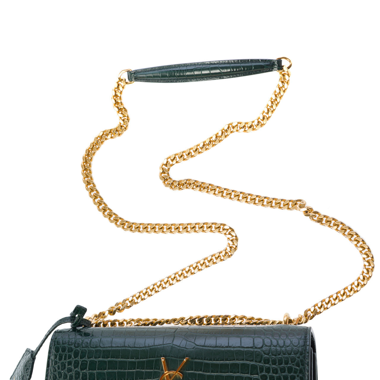 Sac YVES SAINT LAURENT en Cuir Vert - 103052