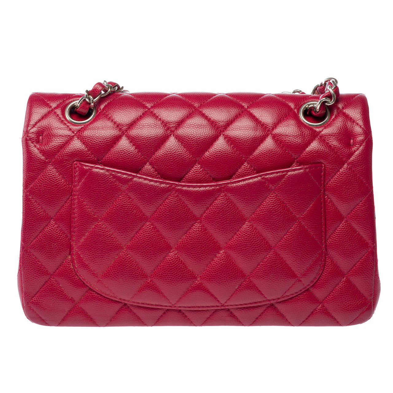 Sac CHANEL Timeless/Classique en Cuir Rouge - 103056