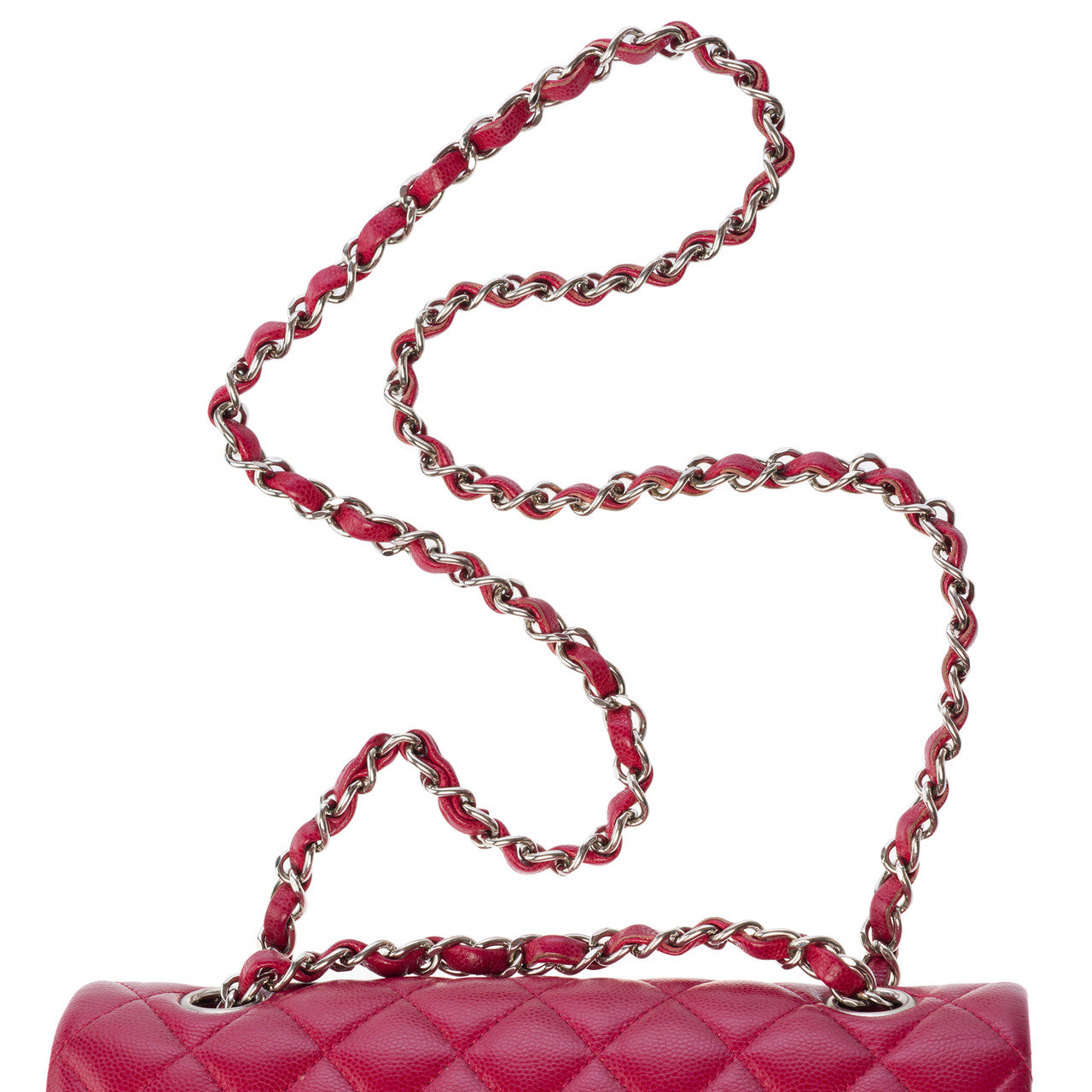 Sac CHANEL Timeless/Classique en Cuir Rouge - 103056