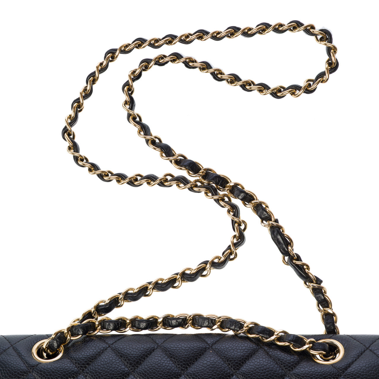 Sac CHANEL Timeless/Classique en Cuir Noir - 103059