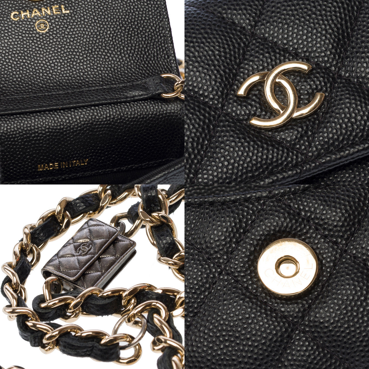 Sac CHANEL Timeless/Classique en Cuir Noir - 103080