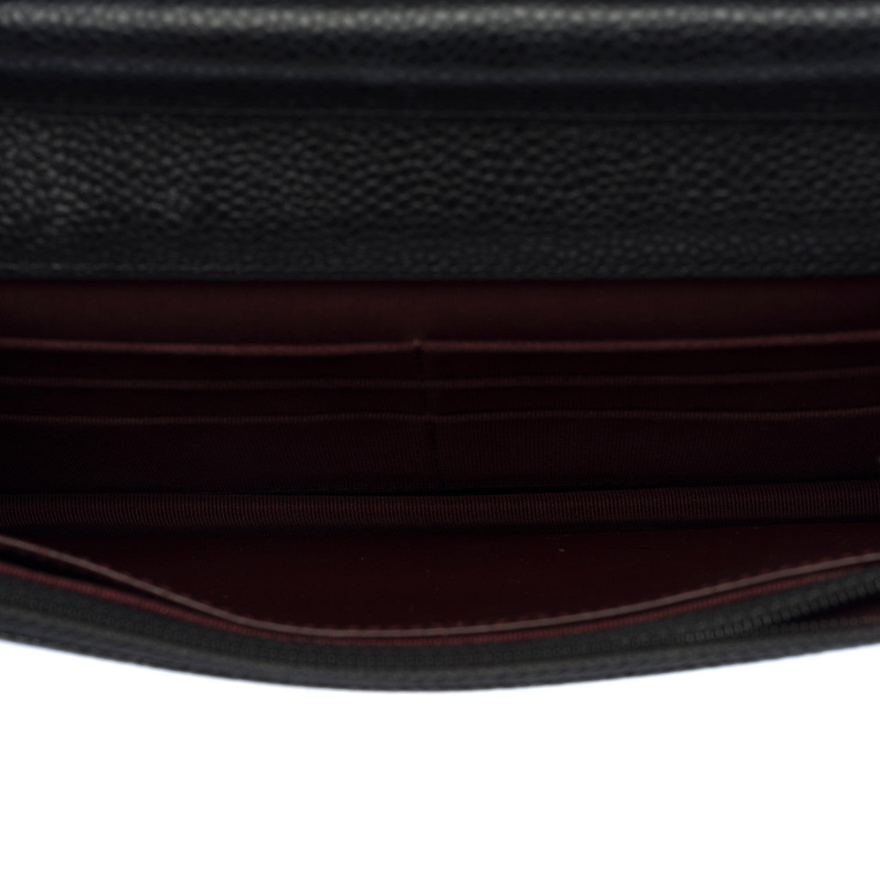 Sac CHANEL Wallet on Chain en Cuir Noir - 103062