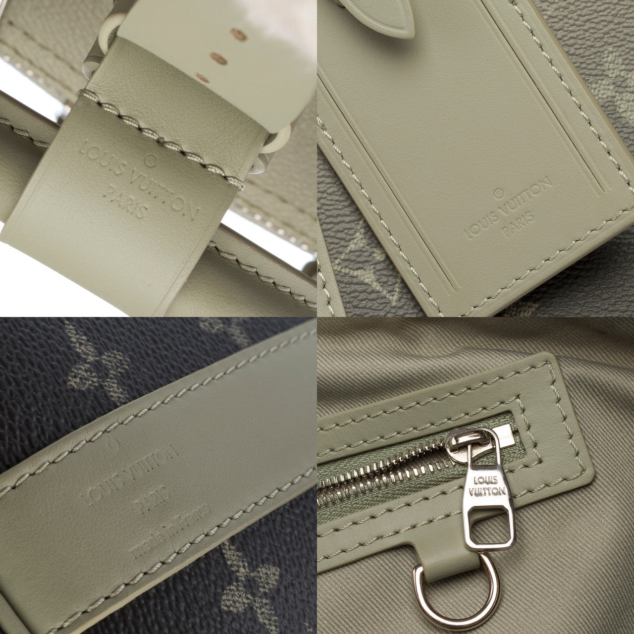 Sac LOUIS VUITTON Keepall en Toile Kaki - 103074