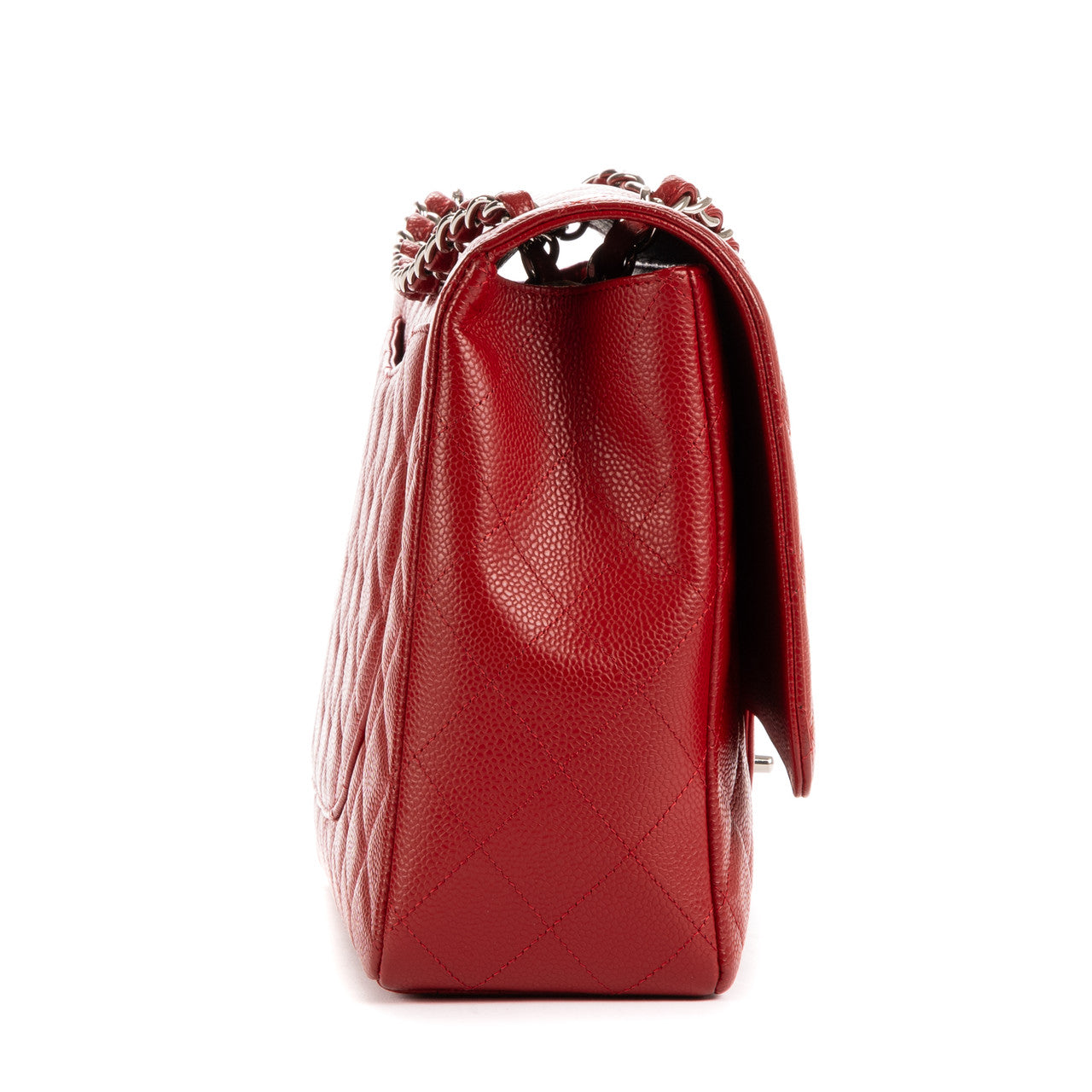 Sac CHANEL Timeless/Classique en Cuir Rouge - 103026