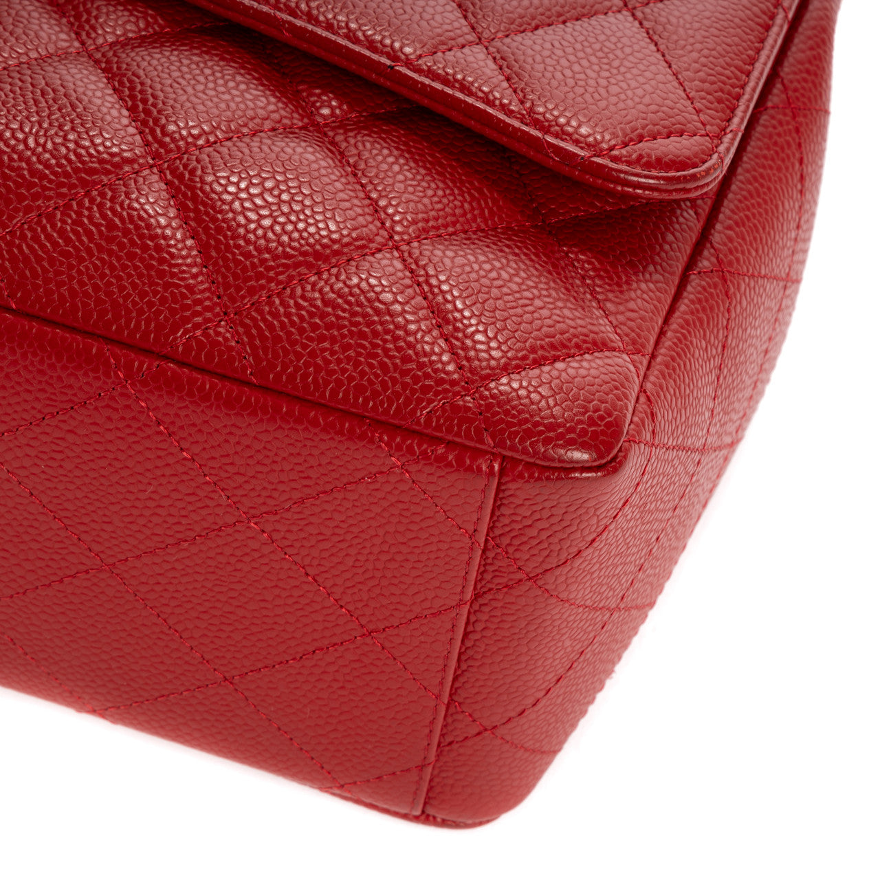 Sac CHANEL Timeless/Classique en Cuir Rouge - 103026