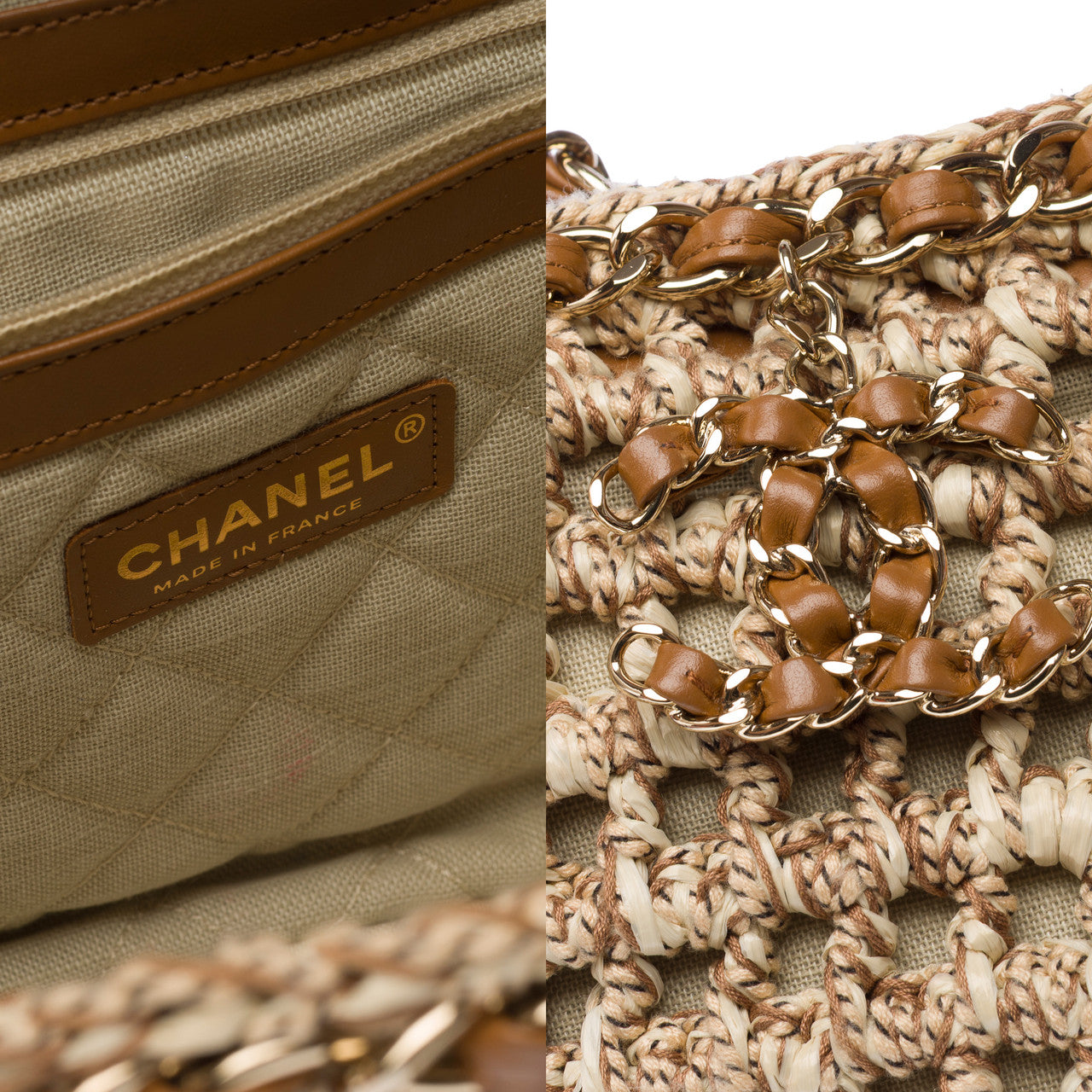 Sac CHANEL en Cuir Beige - 103083