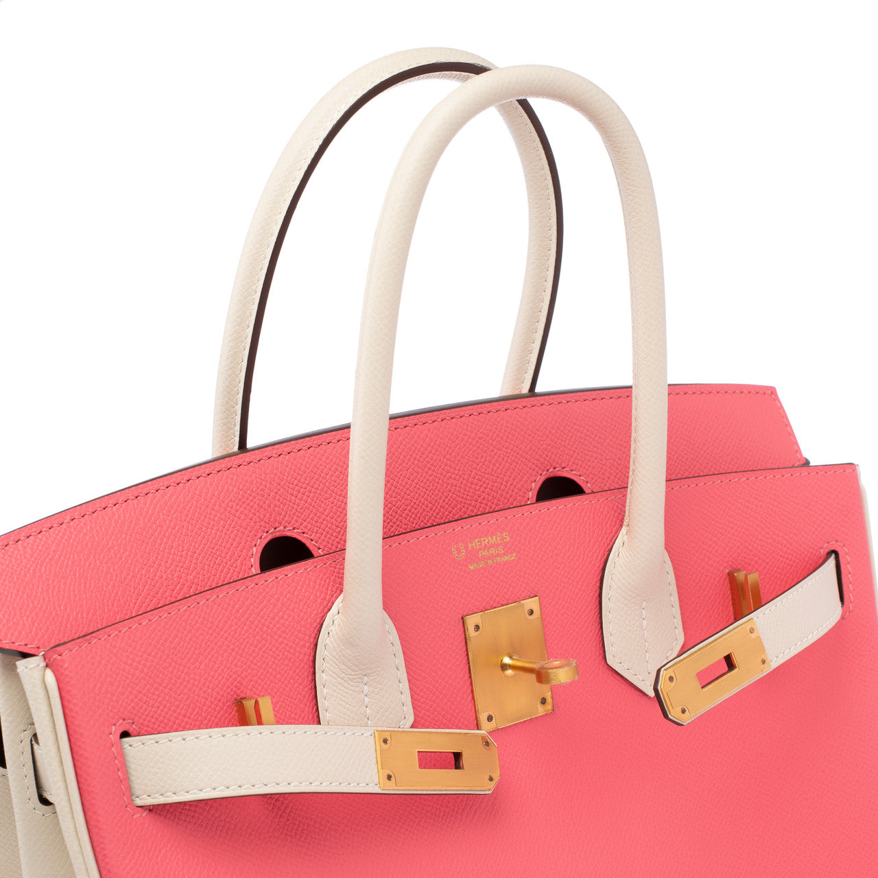 Sac HERMES Birkin 30 en Cuir Rose - 103106